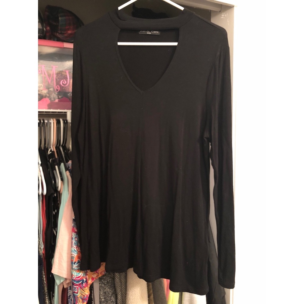 LS Black Top with Neck Strap